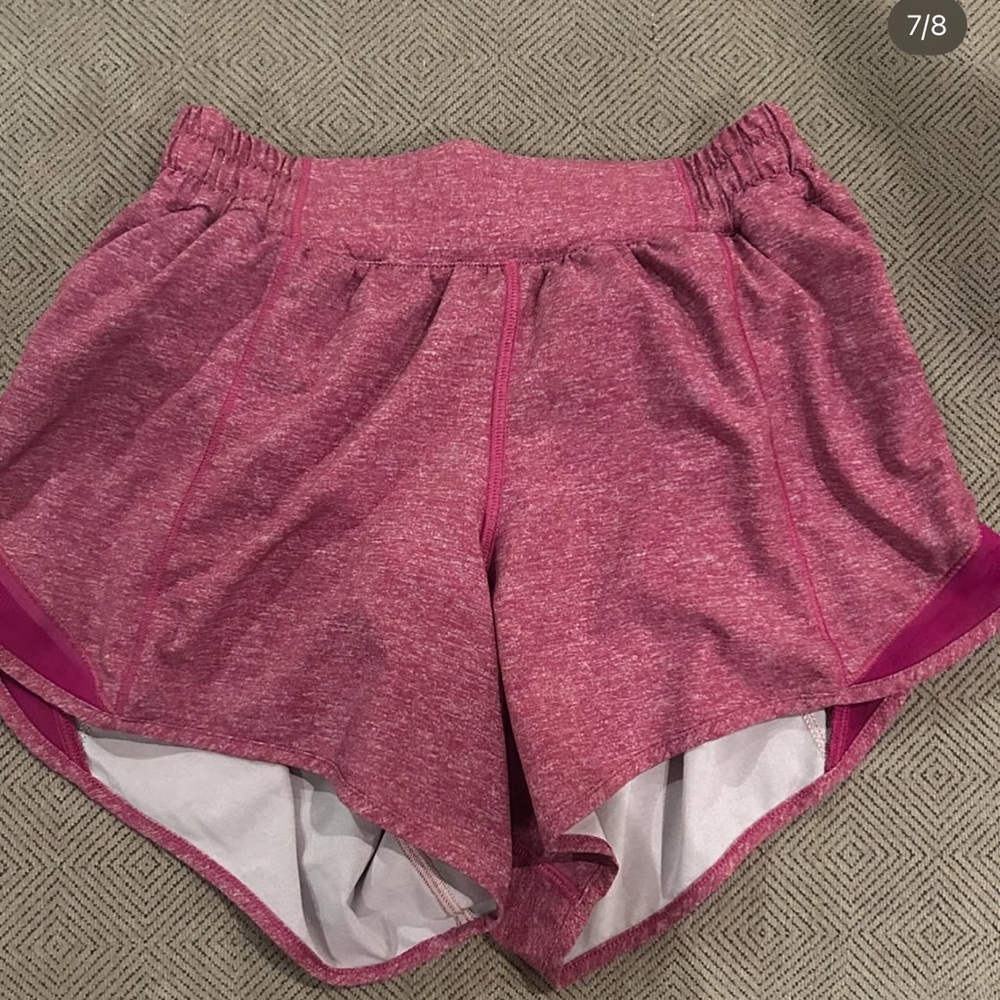Lululemon Athletica Pink Athletic Shorts Lightweight Design